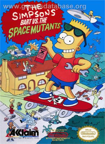 Cover Simpsons, The - Bart Vs. the Space Mutants for NES